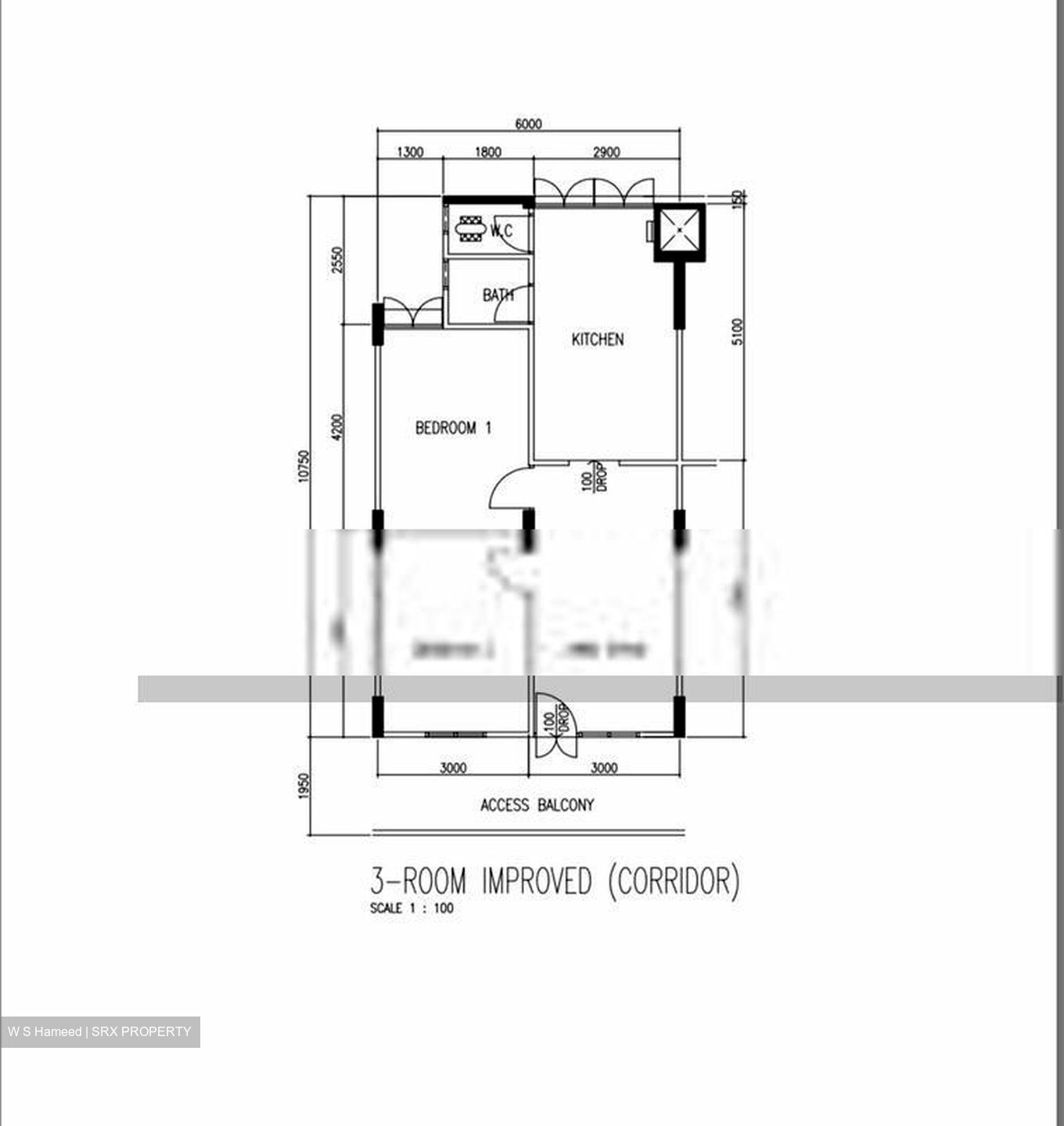 North Bridge Road (Kallang/Whampoa), HDB 3 Rooms For Sale 100658041